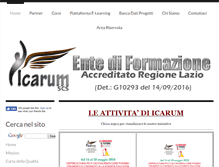 Tablet Screenshot of icarum.org
